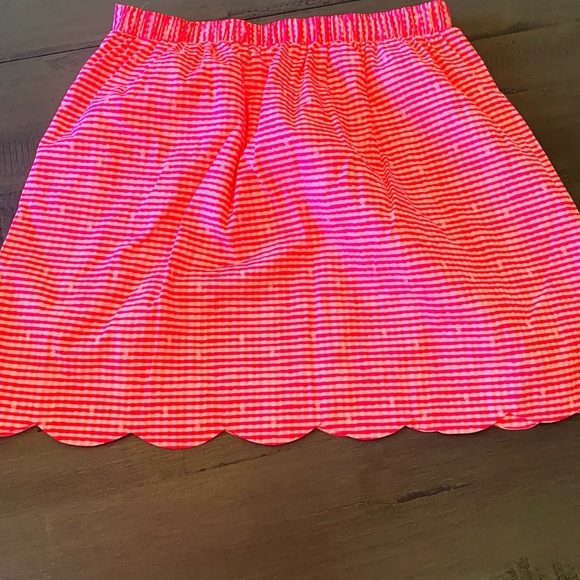 Lilly Pulitzer scallop small skirt-bright pink - Picture 4 of 6
